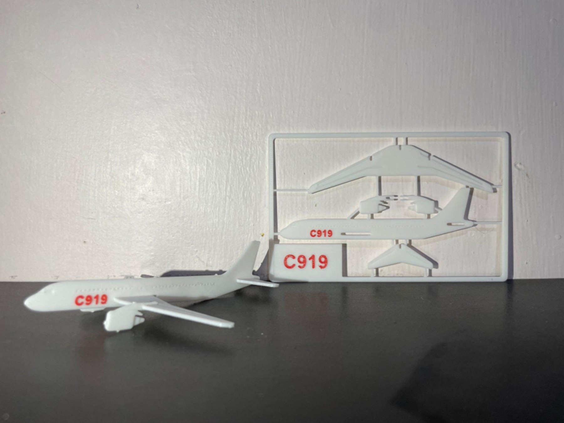 逐夢藍天 —C919 客機拼圖模型